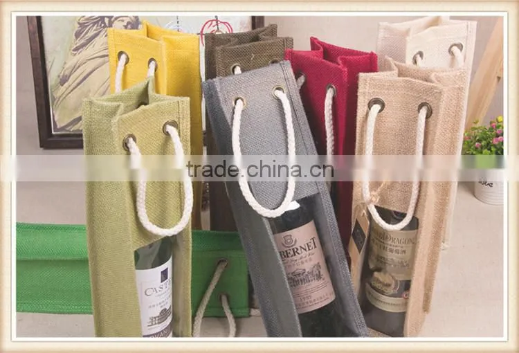 Factory wholesale jute single-shoulder bag