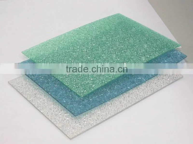 Polycarbonate embossed sheet,pc embossed solid sheet