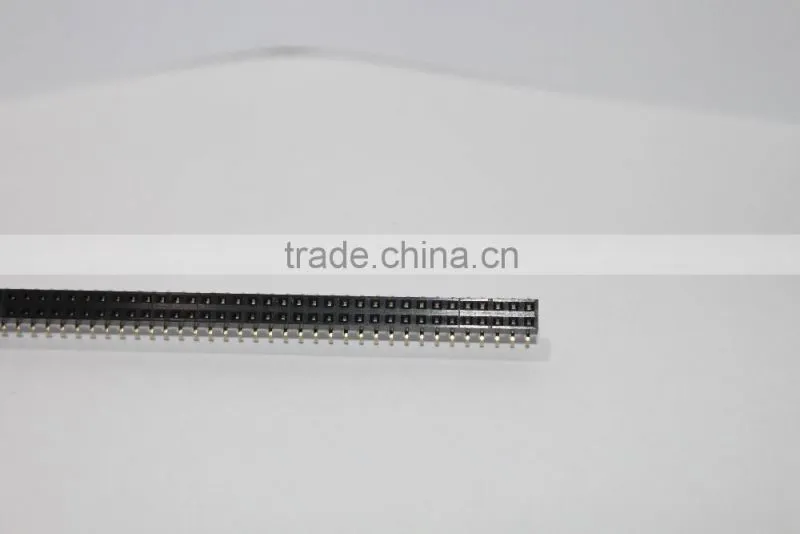 Female Header 2.54mm Double Row Bottom Entry type