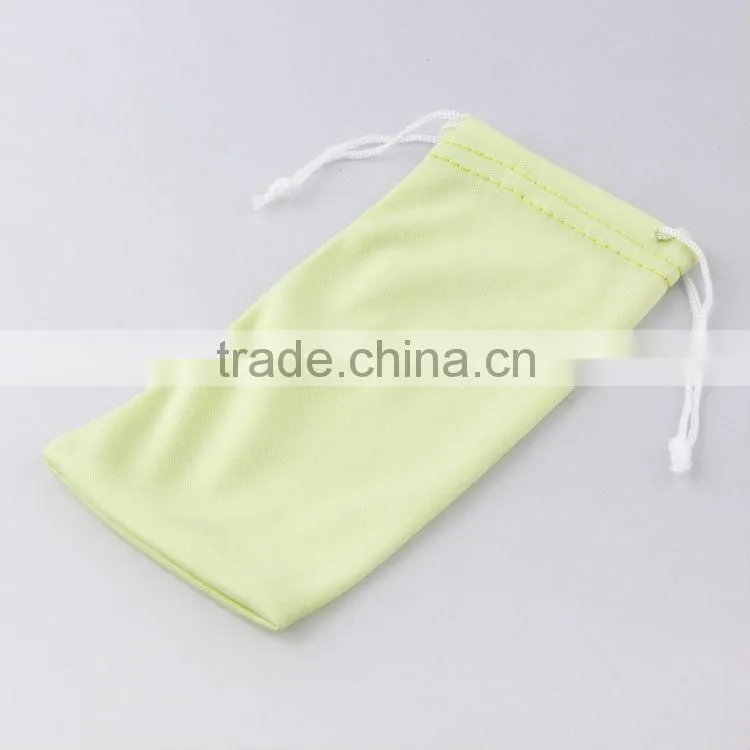 Print LOGO Cheap Promotional Microfiber soft Sunglass pouch Eyeglasses pouch