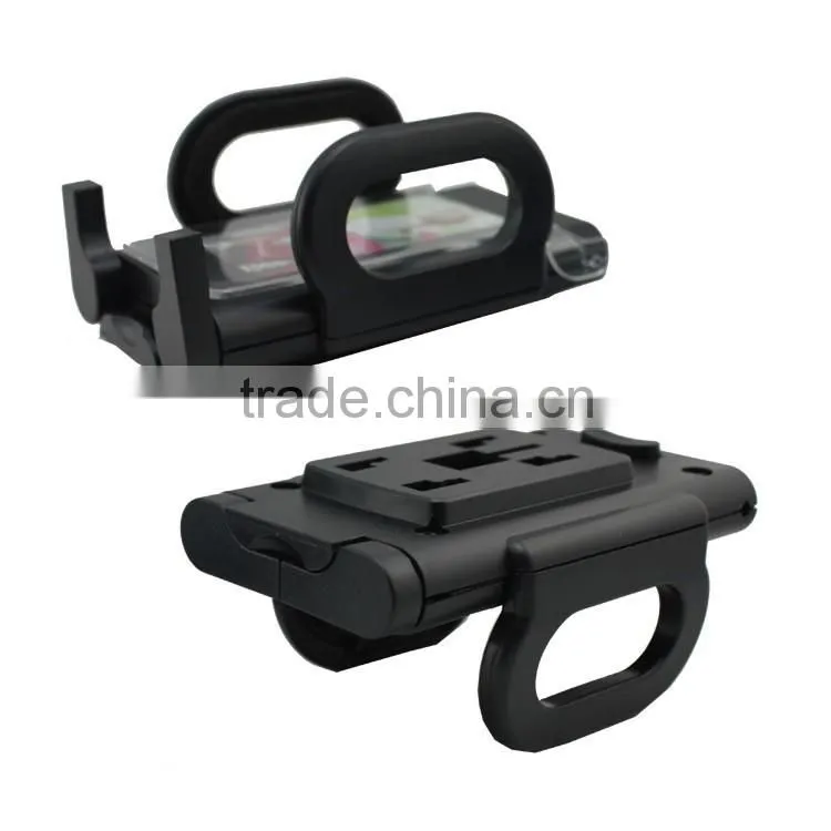 universal cell phone holder walkie talkie holder motorcycle rearviewer mirror mount mount 360 degree rotate new arrival