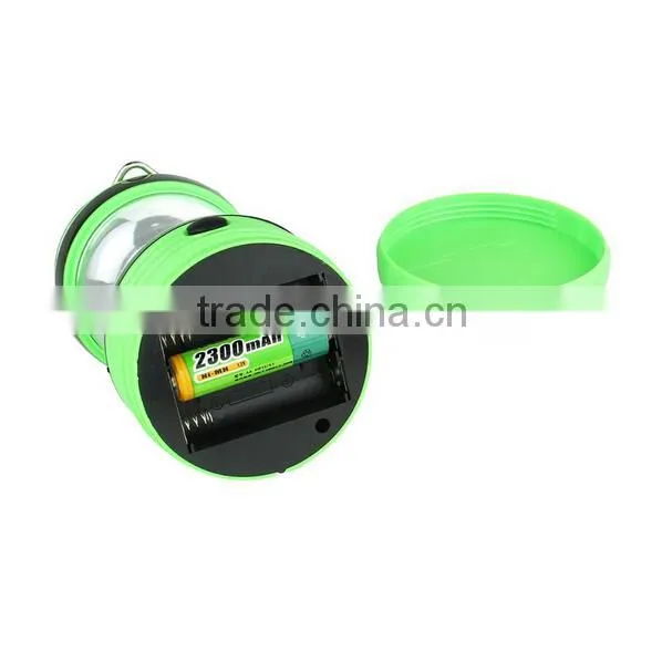 portable solar camping lantern with cell phone charger