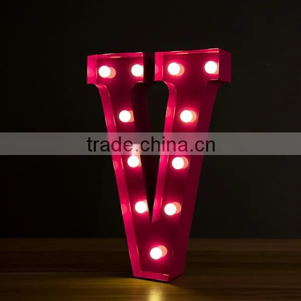 LED advertising letter light box, Electronic marquee metal letters