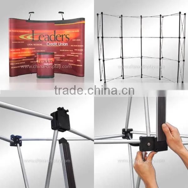2016 New Product portable trade show pop up backdrop wall