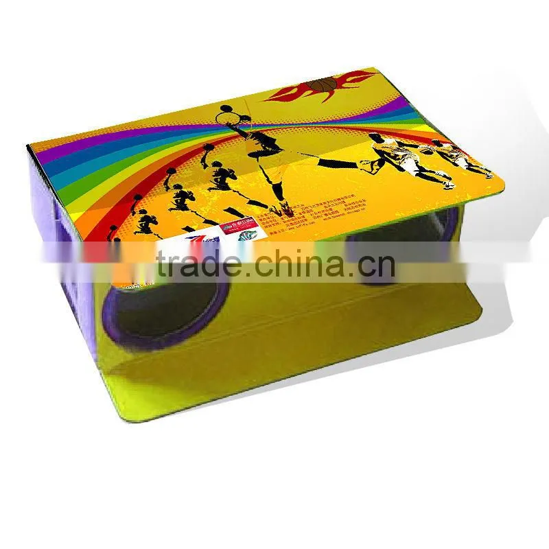 OEM DIY Wholesale folding telescop mini folding paper binoculars