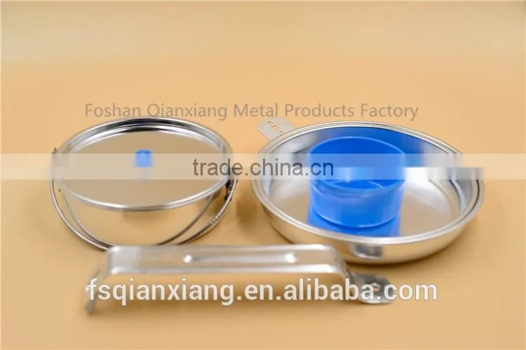 Factory direct sale silver metal pinic set quality dinnerware sets for sale