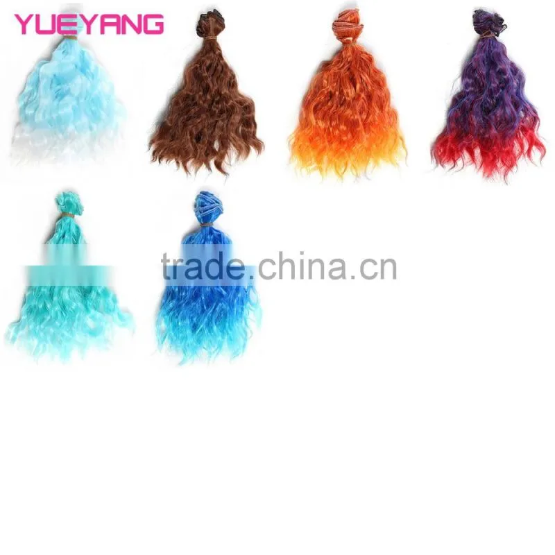 Blue Synthetic Curly Hair Bundle for Braiding