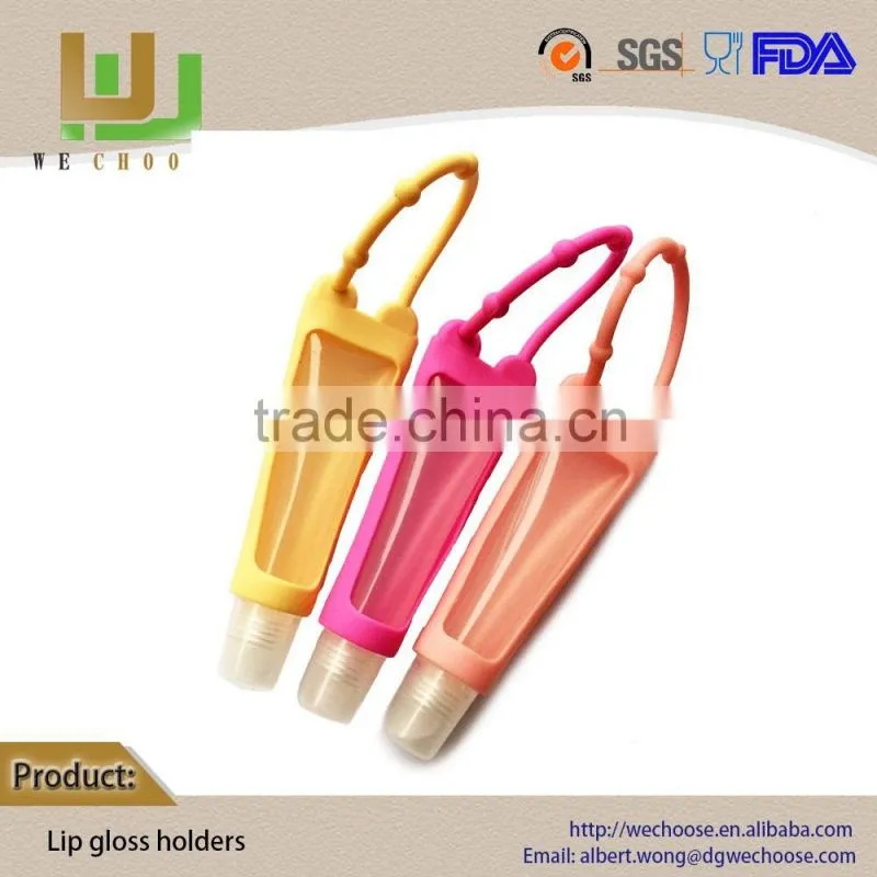 Simple and Fashionable cupcake lip gloss silicone holder