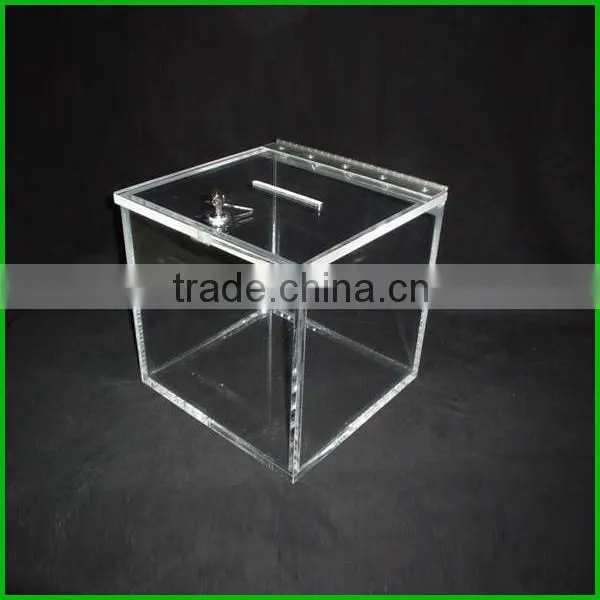 High Clear Charity Donation Box