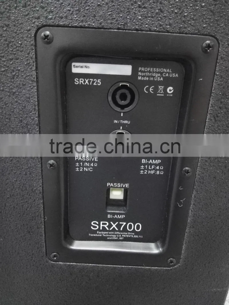 SRX-725P powavesound portable live sound speaker SRX 700 series dual 15 inch amplifier speaker portable