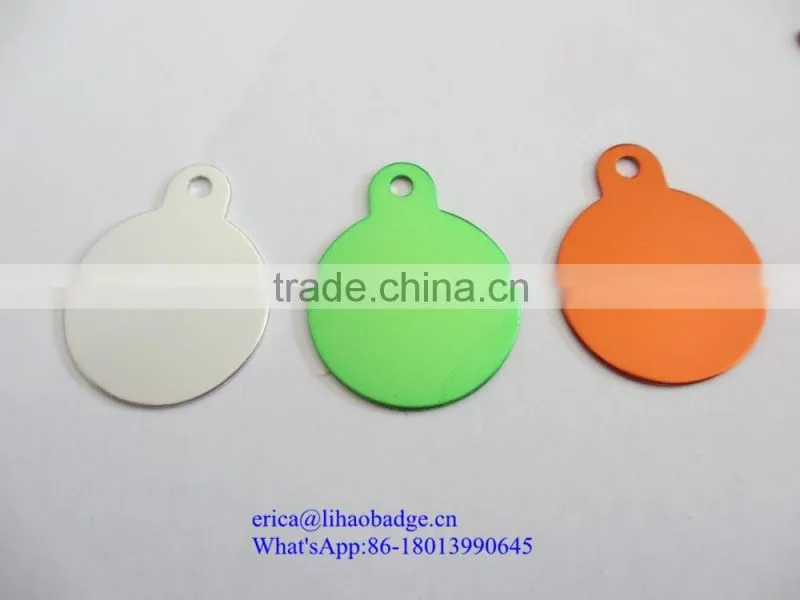 Hot sell ! Printed stainless steel dog tag with clear epoxy