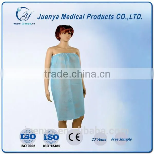 Pink Non Woven Disposable Bathrobe