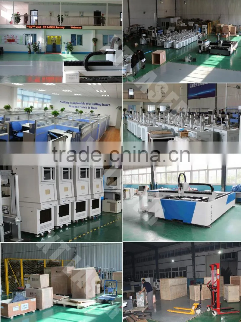 curved surface dynamic focus fiber laser marking machine with CE