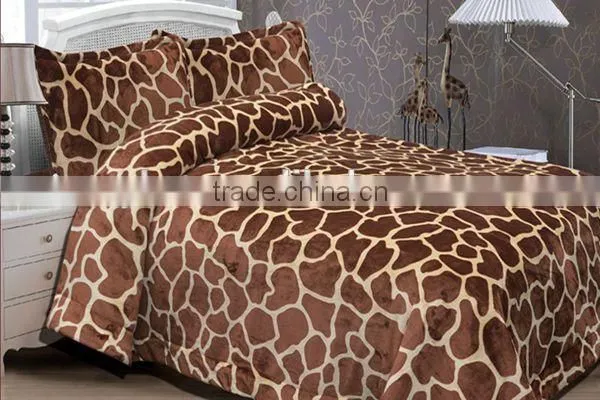 super soft leopard print Flannel Fleece Blanket
