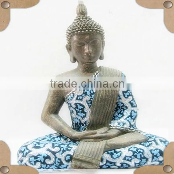 Resin Sitting and Closing Eyes Hindu God Craft for Home Decoration