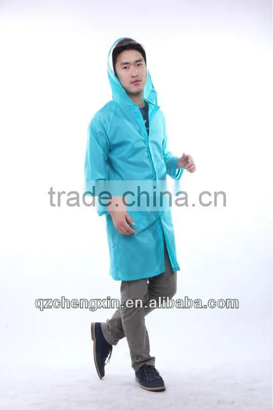 wholesale man waterproof rubber raincoat