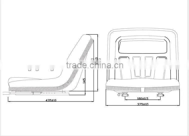 vinyl seats for snowplough , cleaning machinery , sweeper vehicle , snowplow