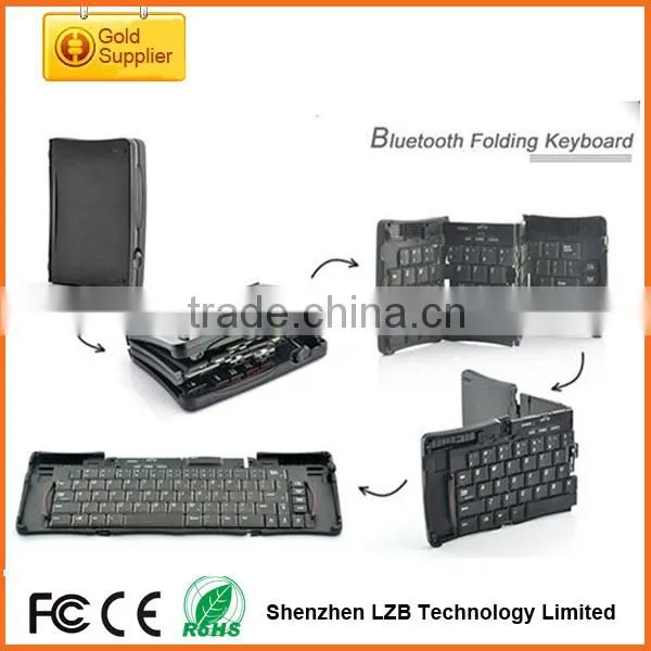 flexible mini folding bluetooth 3.0 keyboard,portable for travel foldable wireless keyboard