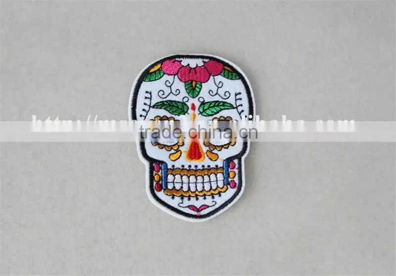 2016 new fashionable patch work blouse designs colorful pattern neck collar patch for sale