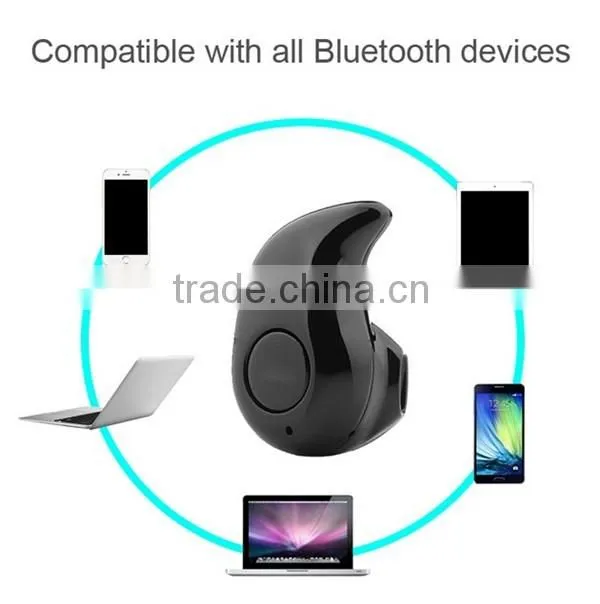 Mini Wireless Bluetooth earphone build-in mic headphone for iphone