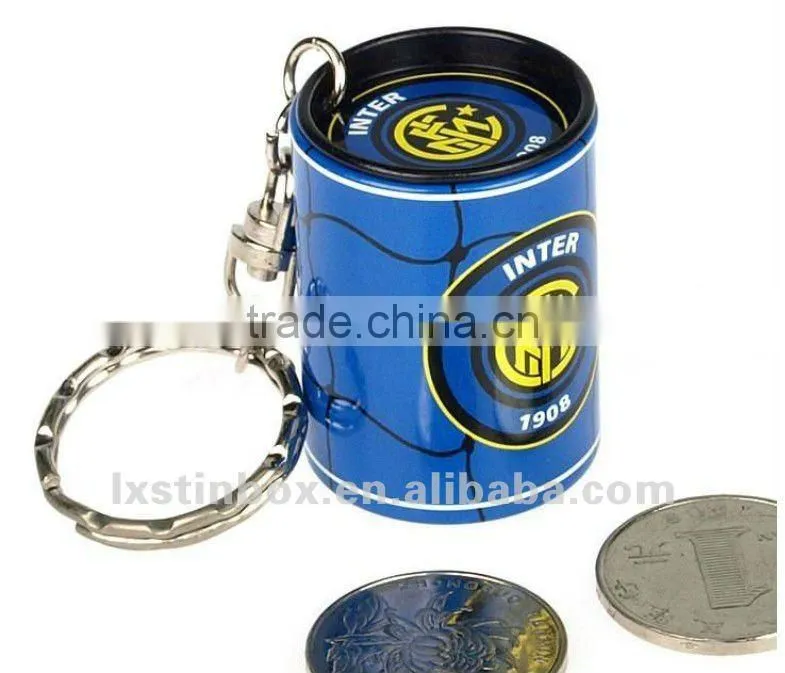 beatiful with ring tin holder key chain