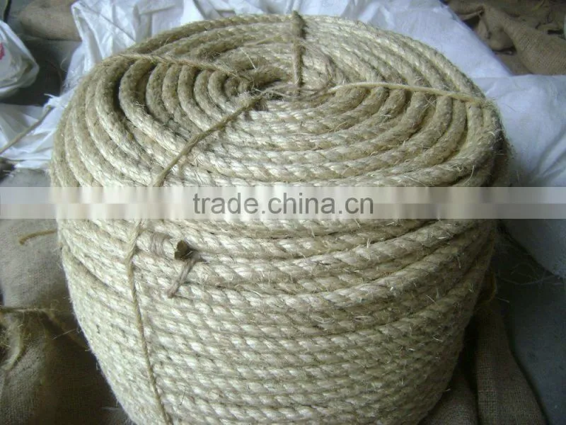 3 strands High Quality Sisal twisted rope