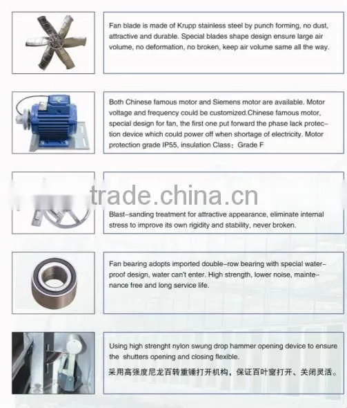 DLF Poultry/Greenhouse industrial exhaust fan