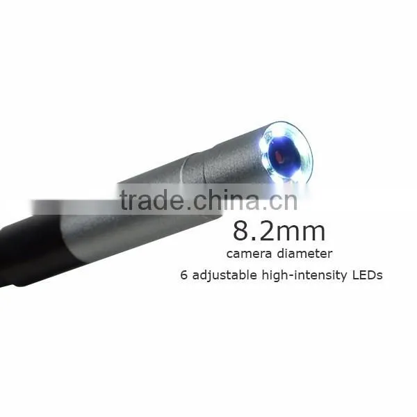 8.2mm Digital Waterproof Handheld Endoscope with 3 Metre Cable 2.7 inch Screen Monitor Digital Inspection Camera System