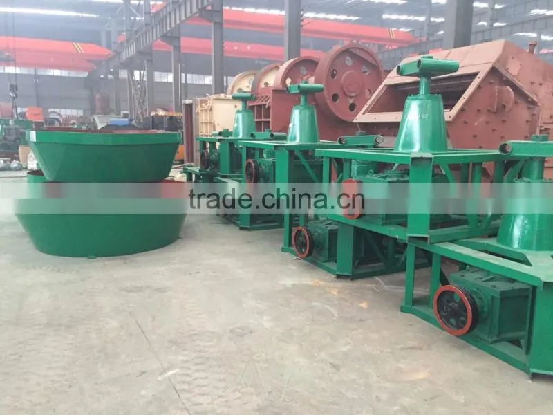 Good tungsten ore separator/wet pan mill/grinder