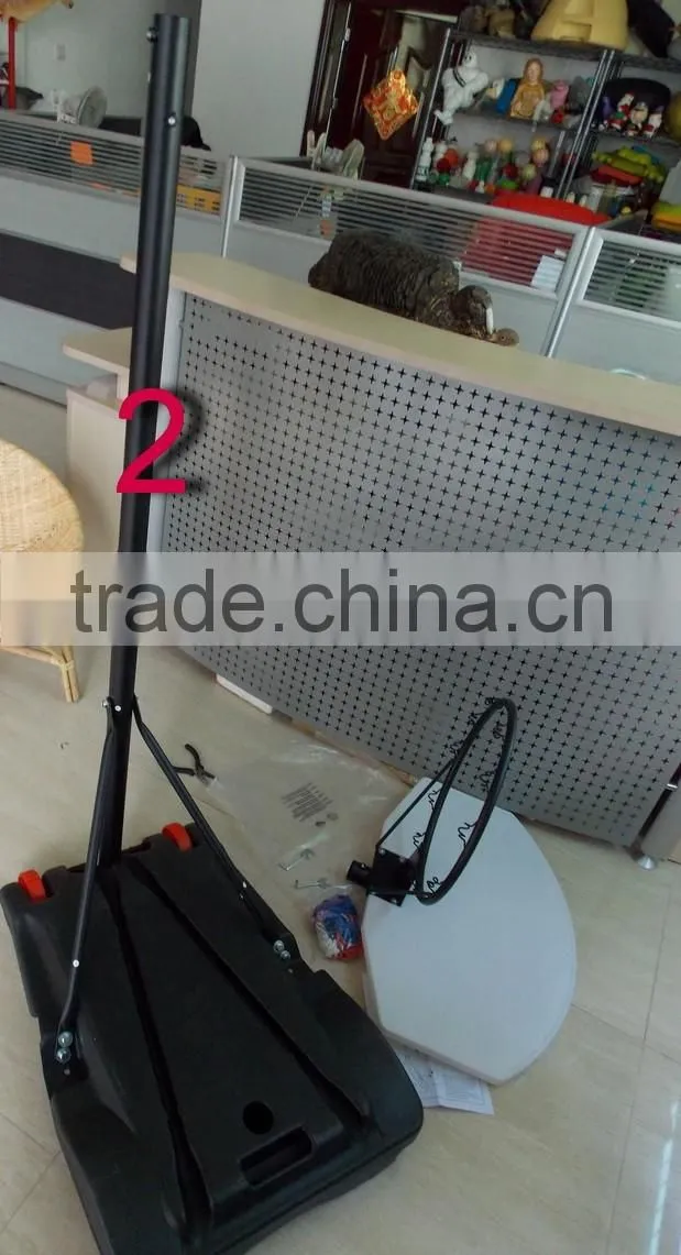 OEM Blow Molding Plastic Basketball Stand 44'' Adjustable Basketball Hoop Stand System