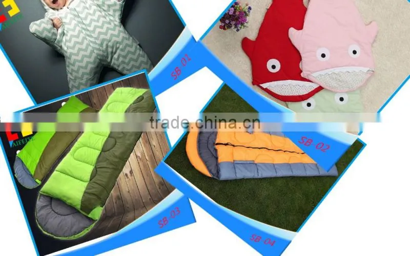Lightweight outdoor camping warm flannel adult sleeping bags for three seasons