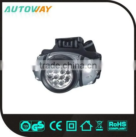 multi-function plastic led rechargable headlight