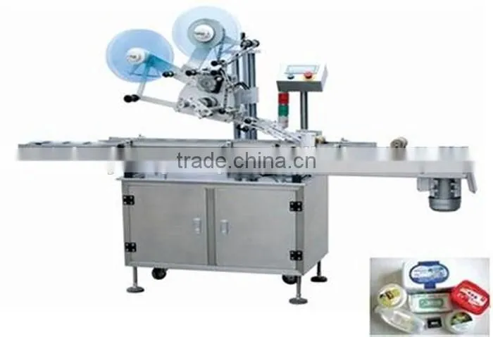 Semi automatic labeling machine of single side bottle labeling machine