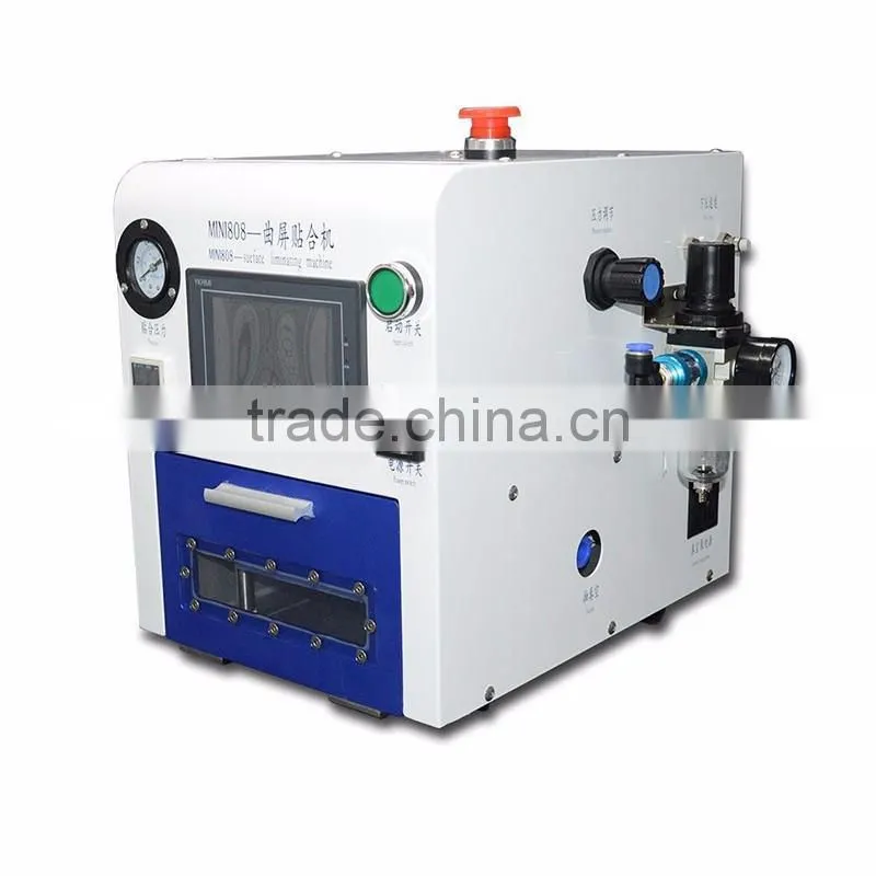 Mobile Phone Market Good Price LCD Screen Laminating Machine Edge for Samsung edge lcd screen laminator/ Free with 3 molds &pum