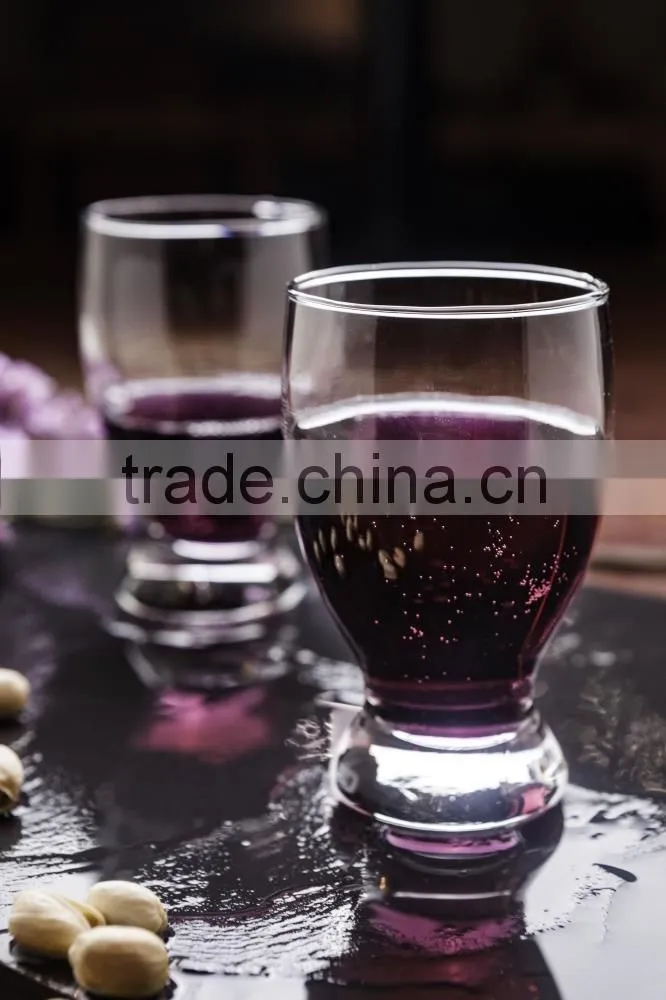 270ml clear glass cup for water and beverage