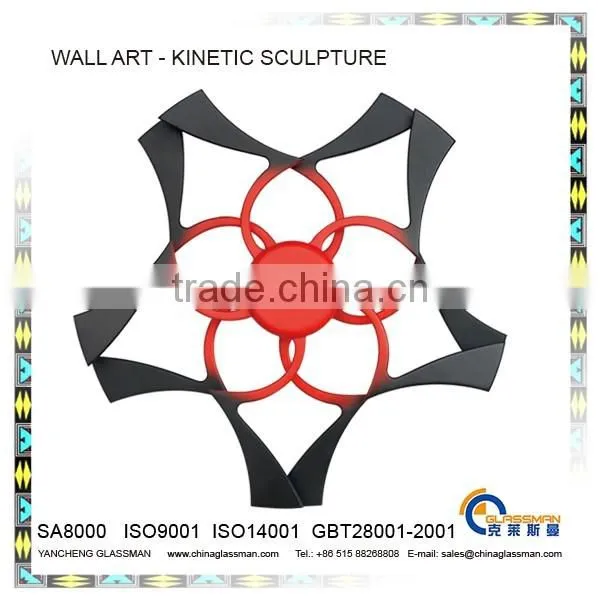 YWA1602B,WALL ART KINETIC SCULPTURE