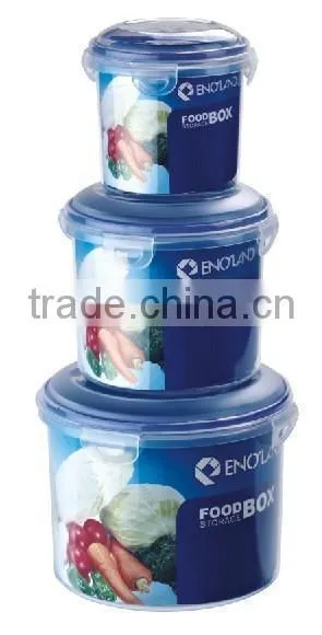 plastic fresh keeping box 3pcs set