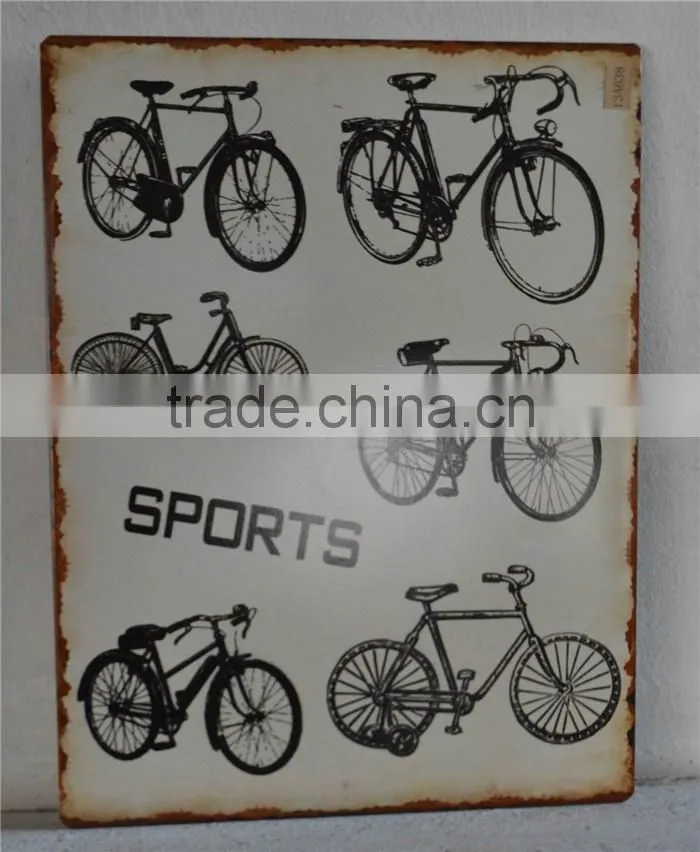 2016 outdoor vintage tin wall hanging metal signs