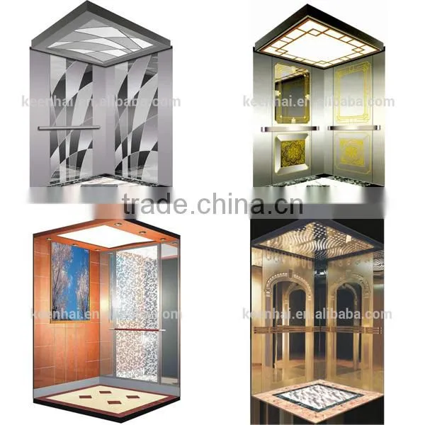 Professional Stainless Steel Interior Elevator Cabin Decoration