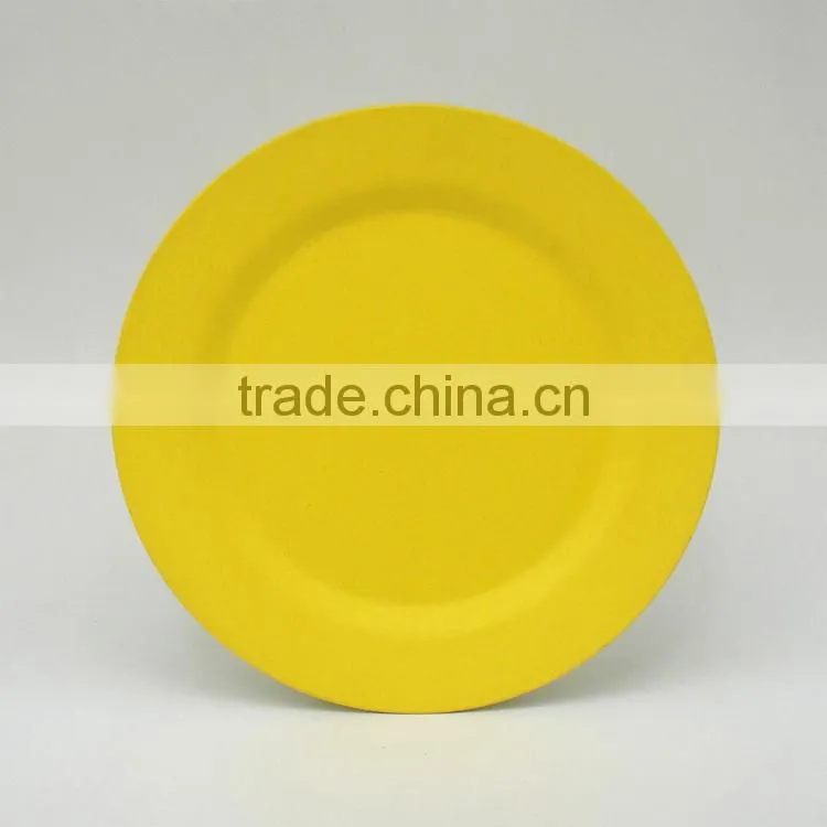 factory wholesale biodegradable bamboo fiber eco plate