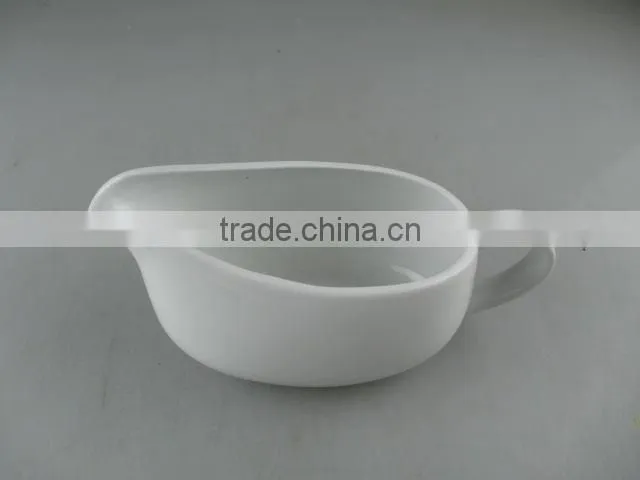 Wholesale white ceramic milk jug /milk pot in stock