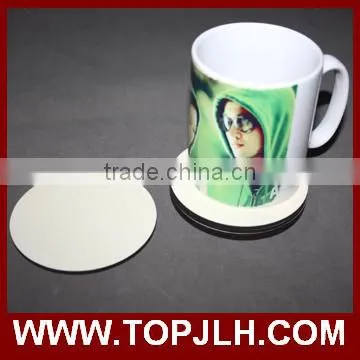 China Supplier Hot Sell wholesale custom bulk blank cheap round mdf cork coaster
