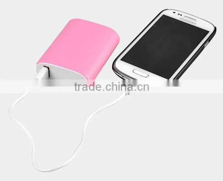 high quality dual usb powerbank portable Mobile Power with led light