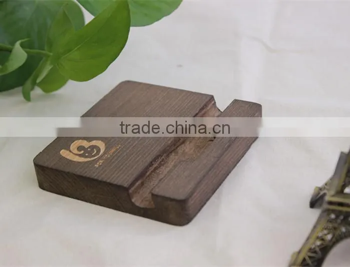 Economic wooden mobile phone holder