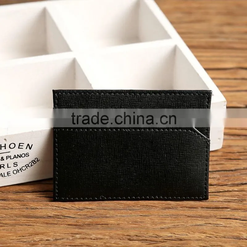 New pu leather/genuine leather credit / name card holder for business