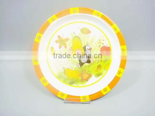 Melamine snack dessert plate for kid children