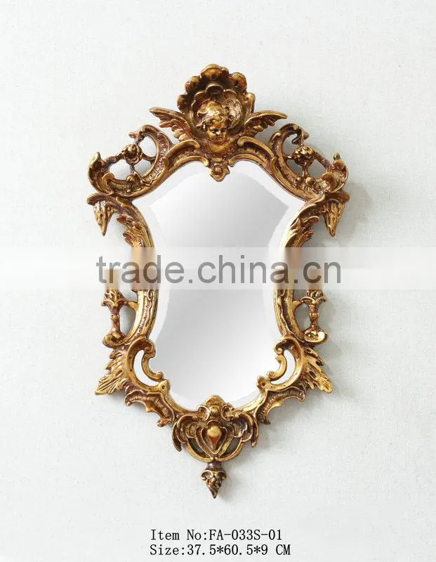 Ornate resin Living room Decorative wall mirror FA-033S-01
