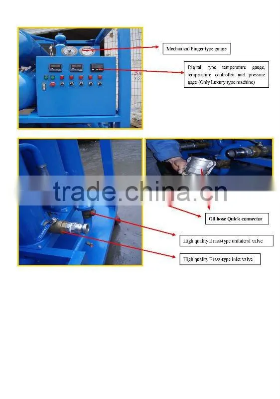 TY10 Vaccum Used Turbine Oil Recycling