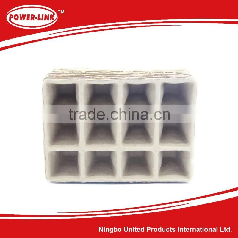 4pcs 3X4(12cells) Paper Seeder Tray ,Square Pots