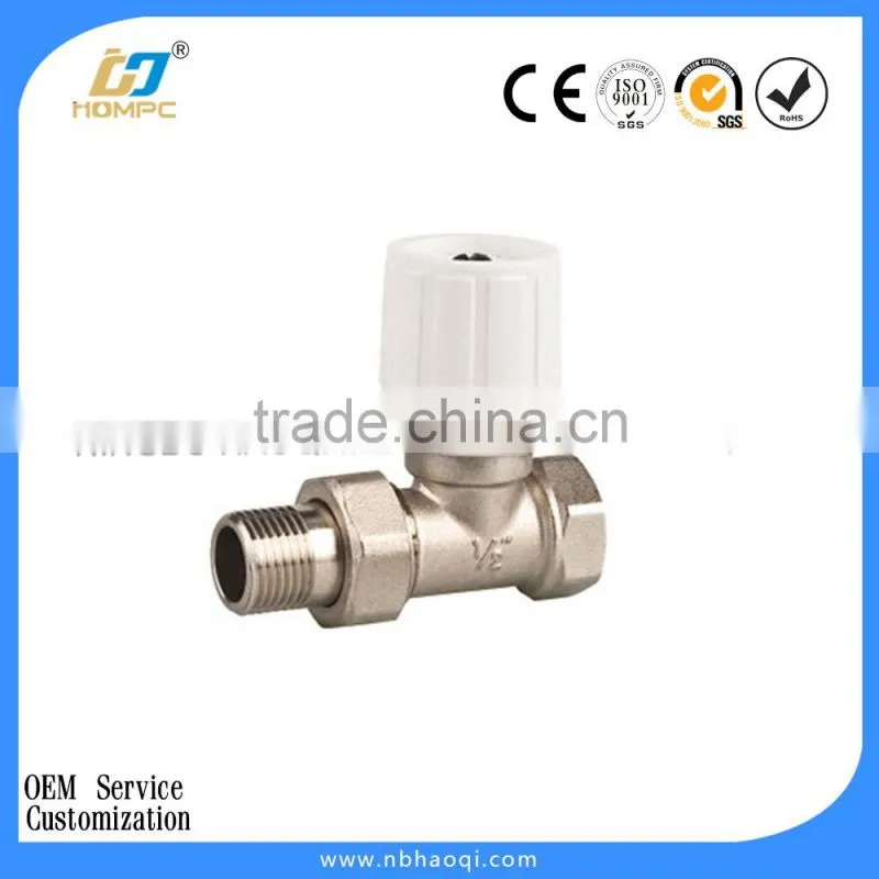 thermostatic radiator valves with compression connector